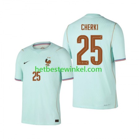 Frankrijk Rayan Cherki 25 World Cup Voetbalshirts Uit 2026